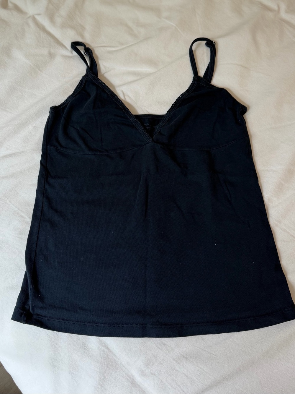 Brandy Melville Navy Pointelle Cami